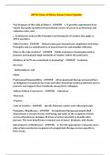 AOTA Code of Ethics Exam Latest Update