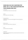 EXAM 2023 CALT ALTA  QUESTIONS TEST BANK&period; GET A&plus;&period; REAL EXAM QUESTIONS FOR YOUR COMING EXAM 2023