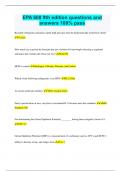 EPA 608 9th edition questions and answers 100&percnt; pass