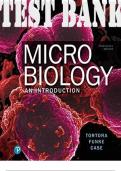 TEST BANK for Microbiology: An Introduction 13th Edition by Gerard Tortora, Berdell Funke, Christine Case, Derek Weber and Warner Bair. ISBN 9780134717968, ISBN 9780135789377. 
