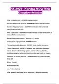 NU3079 - Nursing MCQ With Complete Solution