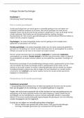 Samenvatting Sociale Psychologie Tilburg University
