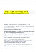  The NCLEX RN Examination Chpt 28 questions and answers well illustrated.
