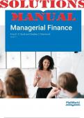 SOLUTIONS MANUAL for Managerial Finance v1.1 1st Edition by Scott Amy and Barnhorst Bradley. ISBN 9781453337899 (Complete 20 Chapters)