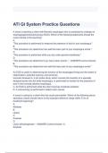 ATI GI System Practice Questions & Answer 2024/ verified Answers.