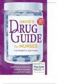 DAVIS’S DRUG GUIDE FOR NURSES, 15th Edition