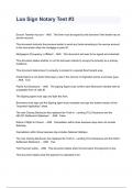 Loa Sign Notary Test &num;3 Answered Questions