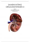 Samenvatting - Orgaansystemen Nieren