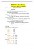   NURS 211L ATI pediatrics proctored exam study guide