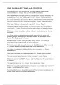 CME EXAM Q&A 2023