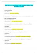 Maryville NURS 620 Exam 3 with complete solution latest 2020&sol;2021 A&plus; exam