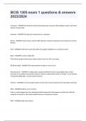 BCIS 1305 exam 1 questions & answers 2023&sol;2024
