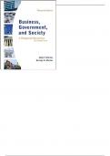 Business Government And Society A Managerial Perspective 13th Edition by Steiner - Test Bank