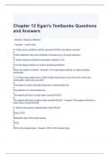 Chapter 12 Egan's Testbanks Questions and Answers