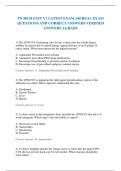 PN HESI EXIT V1 LATEST EXAM LATEST EXAM 140 REAL EXAM QUESTIONS AND CORRECT ANSWERS AGRADE