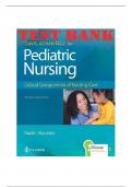 Davis Advantage for Pediatric Nursing: Critical Components of Nursing Care, 3rd Edition TEST BANK by Kathryn Rudd| Verified Chapter's 1 - 22 | Complete Newest Version