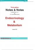 notes and notes for mrcp- endocrinology