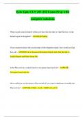 Kyle Epic CLN 251-252 Exam Prep with complete solutions