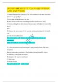 2023 RN HESI EXIT EXAM &lpar;QUESTION AND ANSWERS&rpar;