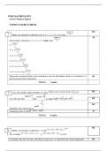 13b A level Mathematics Practice Paper M - Pure Mathematics mark scheme