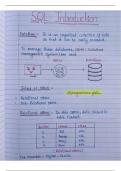 Class notes sql