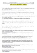 ATI RN Nutrition CMS PROCTORED Exam Questions & Correct Answers A & B updated&excl;&excl;