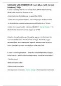 MEDSURG VATI ASSESSMENT Exam Q&As &lpar;with Correct Solutions&rpar; 70Qs