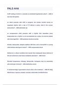 PALS AHA Questions & Answers 2023&lpar;A&plus;GRADED 100&percnt;VERIFIED&rpar;