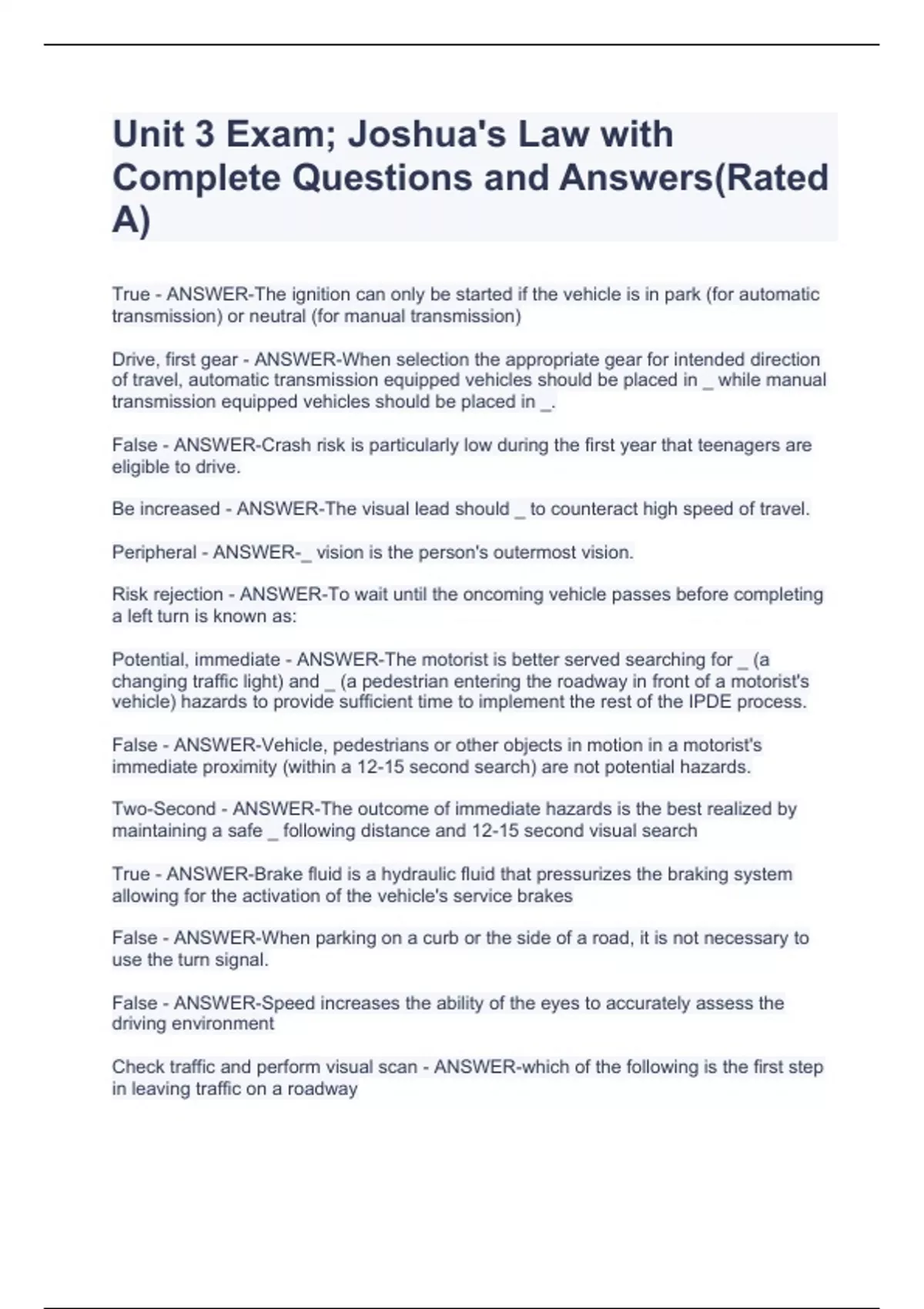 Answered: Determine the rated speed of a highway…