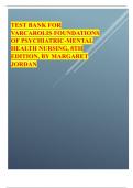 TEST BANK FOR PSYCHIATRIC-MENTAL HEALTH NURSING, 8TH EDITION, BY MARGARET JORDAN.pdf