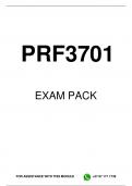 PRF3701 EXAM PACK 2023