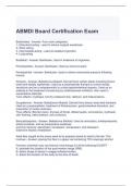 ABMDI Board Certification Exam with complete solutions