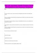 PSI Life, Accident, Health Practice Exam 200 Questions And Answers Graded A+
