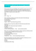 RCP160 Midterm Exam Questions & Answers Graded A+