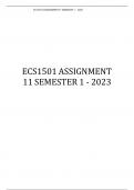 ECS1501 ASSIGNMENT 11 SEMESTER 1 - 2023.PDF