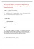 TEST BANK FOR MATERNAL CHILD NURSING CARE 7TH EDITION BY SHANON E PERRY MARILYN J  &period; Hockenberry&comma; Mary Catherine Cashion Chapter 1-50 Complete 