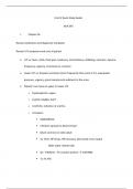 Adult Health II Unit IV Exam Study Guide 2 NUR 345