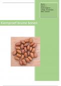 Verslag voor biologie over kiemproef bruine bonen