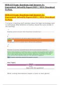 NUR 623 Exam&colon; Questions And Answers A&plus; Guaranteed  Solved By Expert&period;2023 &sol; 2024&period; Download To Pass&period;