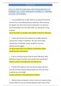 2023&sol;24 UPDATE NURS 6401 HESI FUNDAMENTALS OF NURSING &lpar;ALL LATEST VERSIONS COVERED&rpar; A&plus; ASSURED SUCCESS&period;TOP RANKED&period;