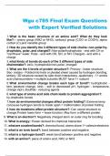 Wgu c785 Final Exam Questions  with Expert Verified Solution