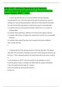 NURS 6521 All Exam Questions And Answers 100&percnt;Verified By Expert Rated A&plus; Assured Success Latest Update 2023 &sol; 2024 