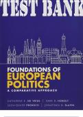 TEST BANK for Foundations of European Politics by Catherine De Vries, Sara Hobolt, Sven-Oliver Proksch ISBN 9780198831303 (Complete 14 Chapters)