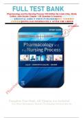     FULL TEST BANK Pharmacology and the Nursing Process 10th Edition By Linda Lilley, Shelly Collins, Julie Snyder Chapter 1-58 |Question & Answers