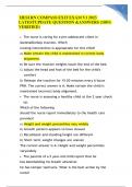 HESI RN COMPASS EXIT EXAM V1 2023 LATEST UPDATE QUESTION &ANSWERS &lpar;100&percnt; VERIFIED&rpar; RATED A&plus;