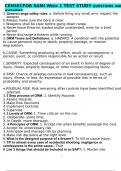 CENSECFOR SAMI WEEK 1 TEST STUDY QUESTIONS AND ANSWERS