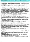 CENSECFOR OPERATOR TRAINING - M9 SERVICE PISTOL QUESTIONS AND ANSWERS