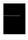 NSG 6420 Final Exam Study Guide, South University