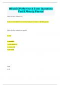 MB &lpar;ASCP&rpar; Review & Exam Questions Part II Already Passed