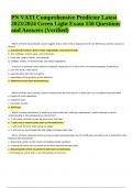 PN VATI Comprehensive Predictor Green Light Exam 150 Questions and Answers (100% Verified) Latest 2023/2024 